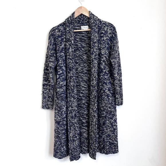 Denim & Supply Ralph Lauren Womens Open Cardigan Sweater Size M Black Boho Wool - Picture 1 of 7